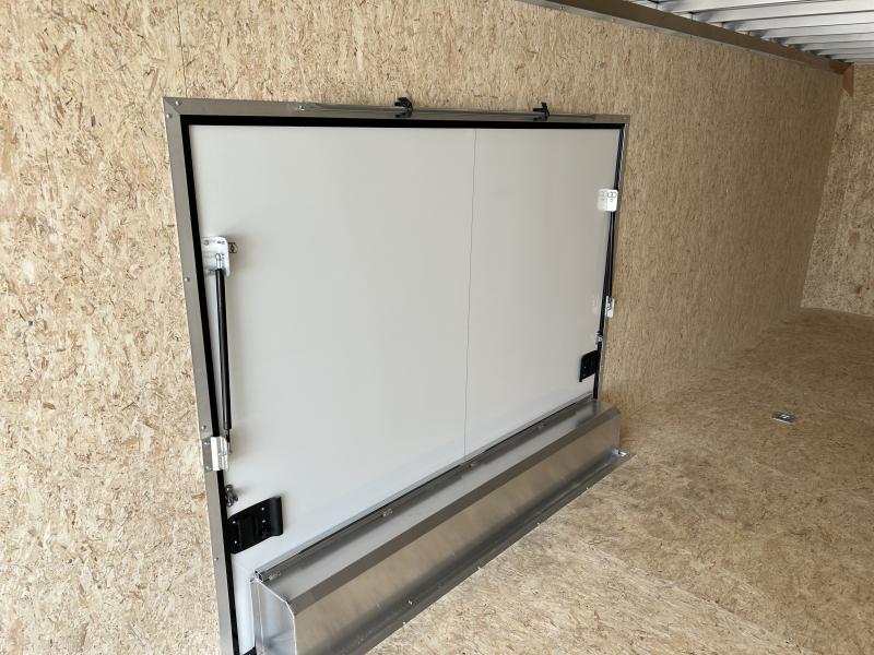 2023 ATC 28 FT ALUMINUM RACE CAR TRAILER WITH ESCAPE DOOR 9990 GVWR BLACK OUT PKG - Image 8