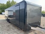 2023 ATC 28 FT ALUMINUM RACE CAR TRAILER WITH ESCAPE DOOR 9990 GVWR BLACK OUT PKG