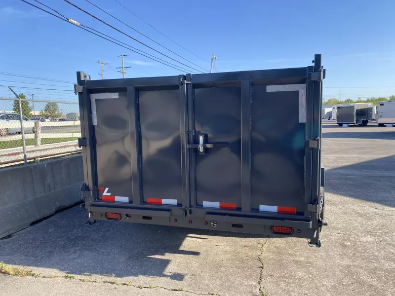 2025 Lamar Trailers 7 X 16 FT LOW PRO GOOSENECK HIGH SIDE DUMP TRAILER 14K GVWR - Image 2