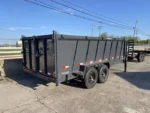 2025 Lamar Trailers 7 X 16 FT LOW PRO GOOSENECK HIGH SIDE DUMP TRAILER 14K GVWR