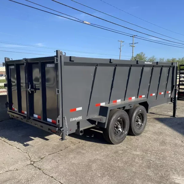 2025 Lamar Trailers 7 X 16 FT LOW PRO GOOSENECK HIGH SIDE DUMP TRAILER 14K GVWR