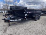 2025 PJ Trailers HD 7 X 16 FT HIGH SIDE DUMP TRAILER 20K GVWR TARP KIT RAMP KIT