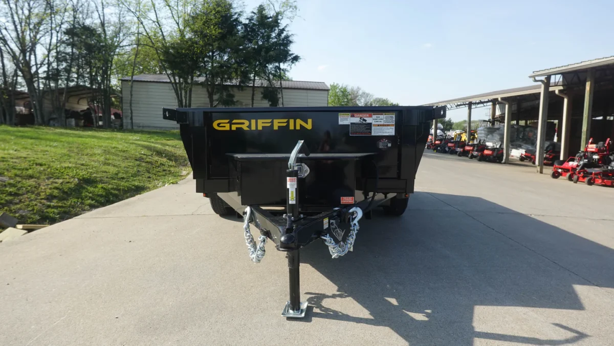 5x10 Hydraulic Dump Trailer Powder Coated with 16" Sides 7K GVWR - Image 1