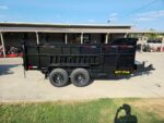 7x14 Telescopic Dump Trailer with 3ft Sides (2) 7K Axles - Image 9