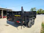 7x14 Telescopic Dump Trailer with 3ft Sides (2) 7K Axles - Image 8