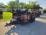 7x14 Telescopic Dump Trailer with 3ft Sides (2) 7K Axles - Image 4