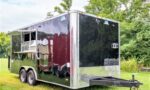 8.5x18 Equipped Trailer w/ Pizza Oven