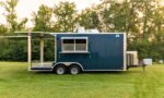 8.5x20 Enclosed Porch BBQ Trailer - Image 3