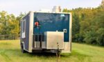 8.5x20 Enclosed Porch BBQ Trailer - Image 2