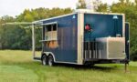 8.5x20 Enclosed Porch BBQ Trailer