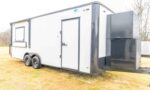 8.5x22 Equipped Pizza Trailer - White