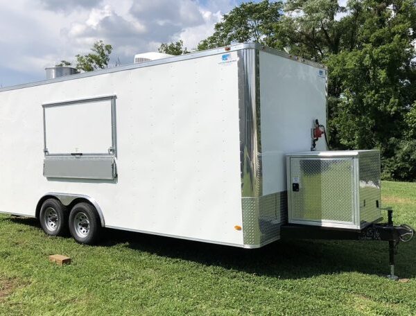 8.5x24 Brick Oven Pizza Trailer