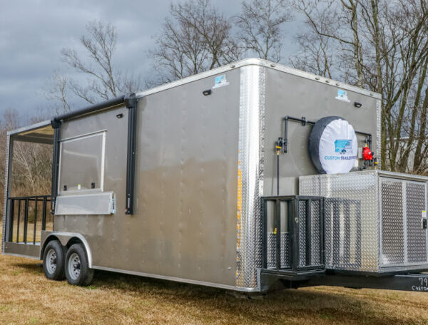 8.5x24 Equipped BBQ Trailer