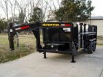 7x14 Gooseneck Hydraulic Dump Trailer with 4ft Side (2) 7K Axles - Image 9
