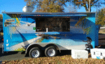 2018 Custom Stainless Mobile Food Vend Concession Trailer Truck Kitchen Equipped - Image 9